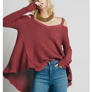 Free People Moonshine V-Neck Sweater